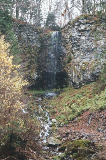 the Saux waterfall