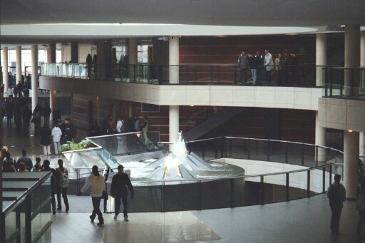 inside the school (one of the people on the balcony has been recognized as a certain Didier)