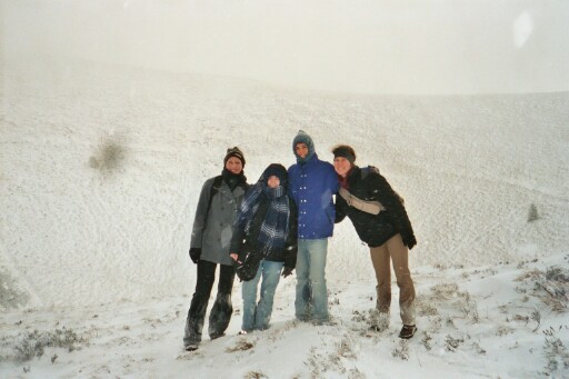 the four vichyssoises on top of the puy de Pariou